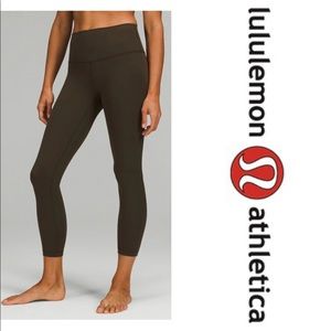 🍋Lululemon Wunder Under High-Rise 25” in Full-On Luxtreme (Dark Olive/Sz 10)🍋